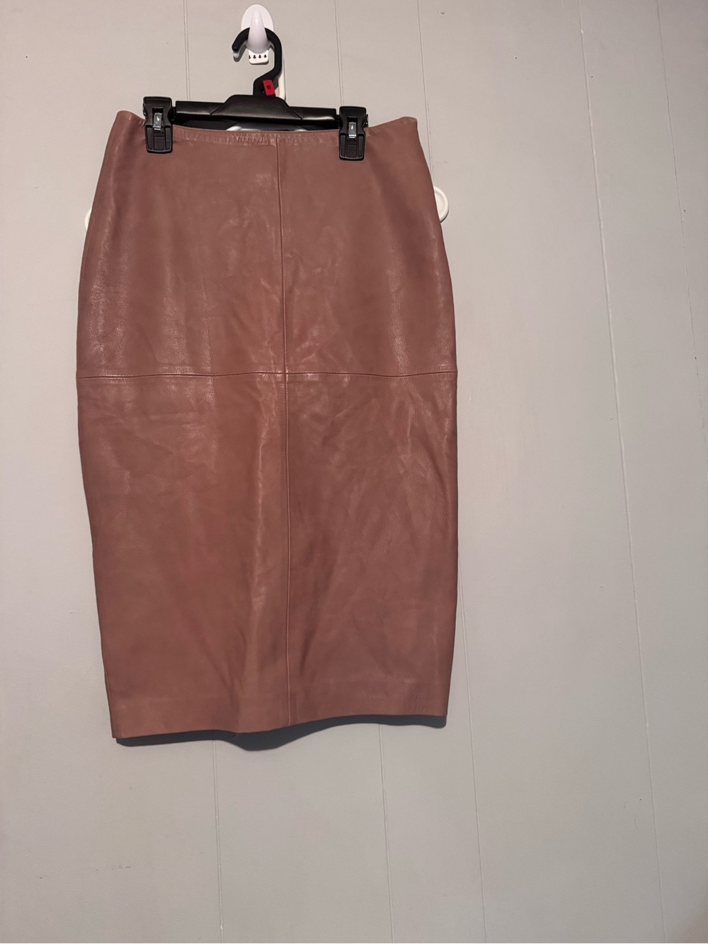 Bod & Christensen Leather Pencil Skirt